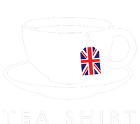 I Love English Tea Uk Flag Fun Novelty Souvenir Memorabilia Women's Knotted Racerback Tank