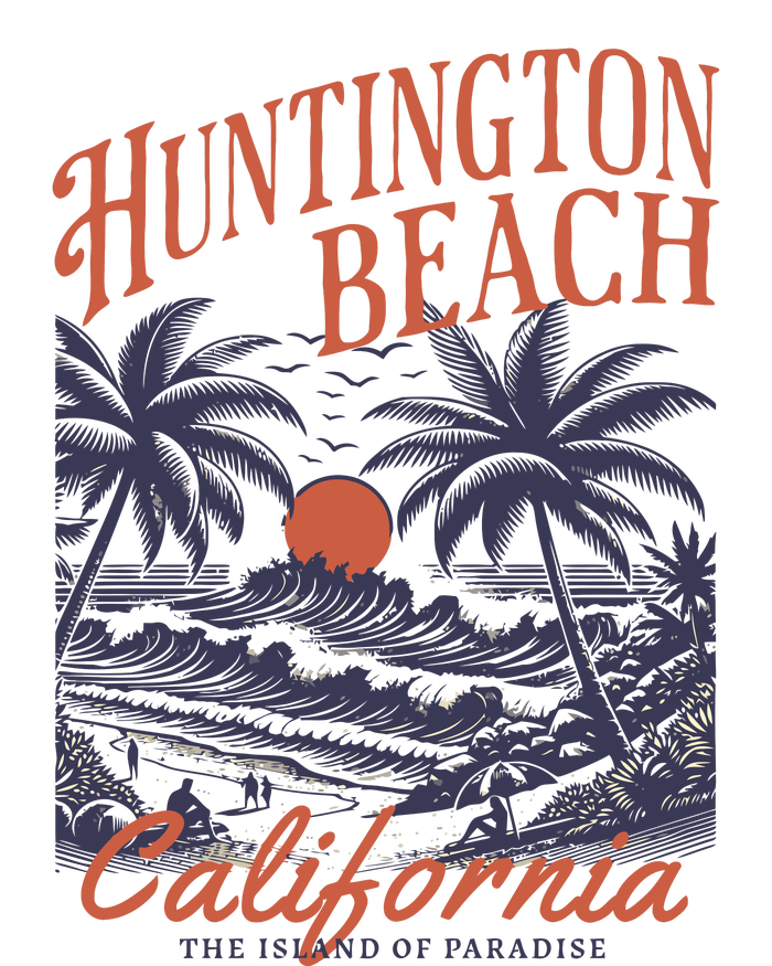 Huntington Beach California Performance Sprint T-Shirt