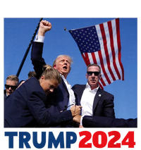 Trump 2024 Us Flag Donald Trump Election Rally Shooting 2024 T-Shirt