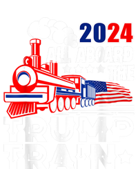 Trump 2024 All Aboard The Trump Train Usa American Flag Hoodie