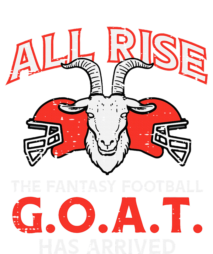 All Rise The Fantasy Football Goat Has Arrived Champion Kids Long Sleeve Shirt