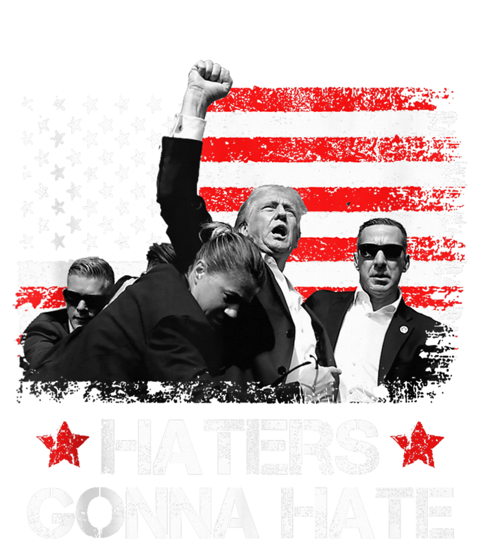 Trump 2024 Flag Haters Gonna Hate Pennsylvania Rally Trump Valucap Bio-Washed Visor