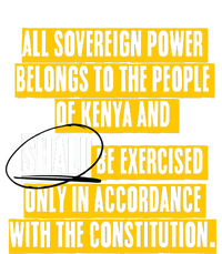 All Sovereign Power Belongs To The People Of Kenya And Shall Be Exercised Only I Kids Long Sleeve Shirt