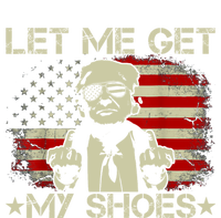 Let Me Get My Shoes Trump 2024 Hooded Wearable Blanket