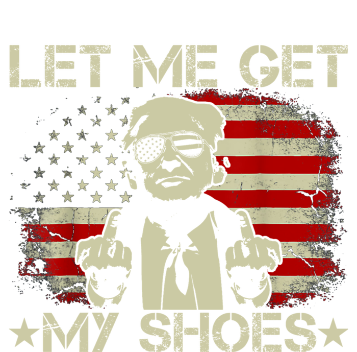 Let Me Get My Shoes Trump 2024 Hooded Wearable Blanket