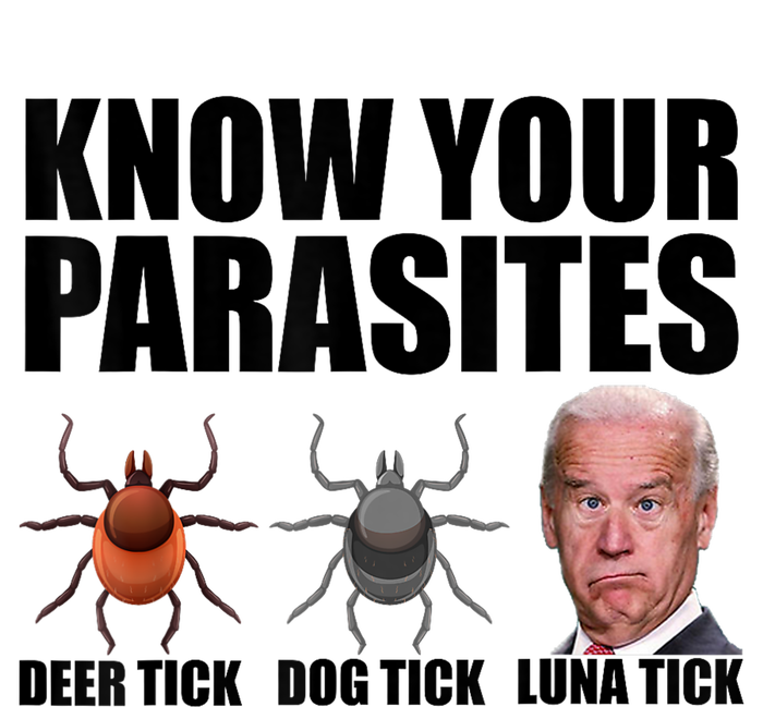 Know Your Parasites Anti Biden Funny Joe Biden Parody T-Shirt