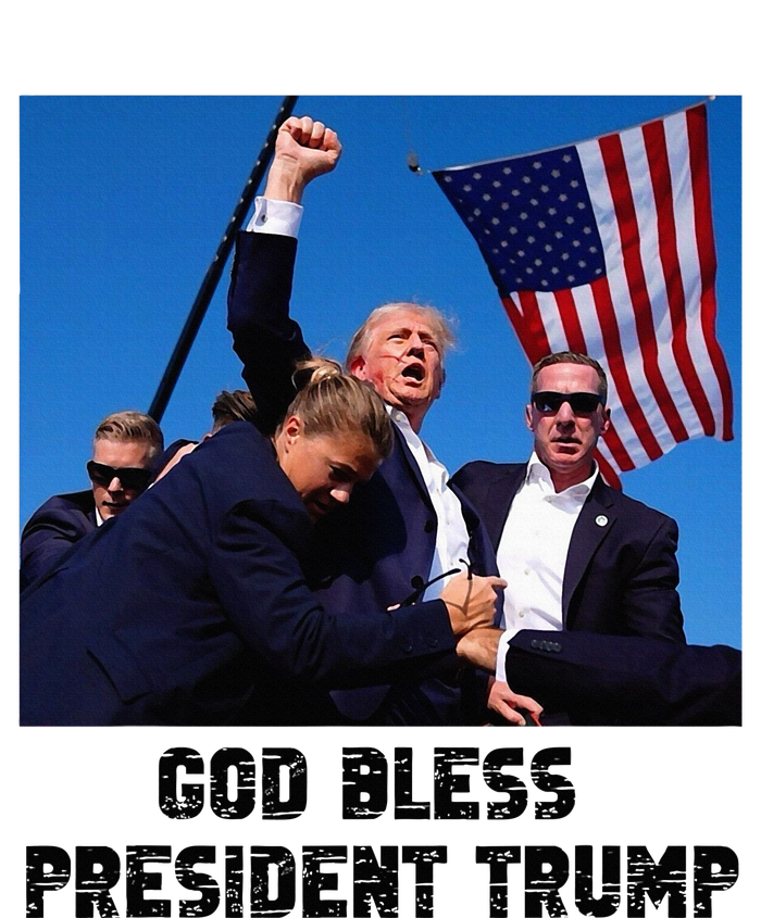 God Bless President Trump Donald Trump 2024 T-Shirt