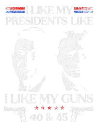 I Like My Presidents Like I Like My Guns Trump Gun 2024 Tall Long Sleeve T-Shirt