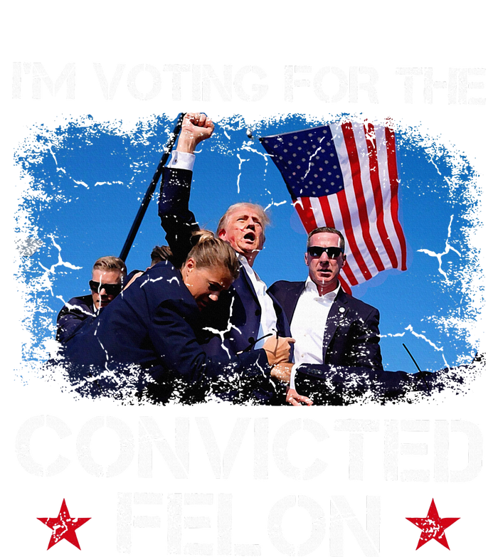 IM Voting Convicted Felon 2024 Trump 2024 Convicted Felon T-Shirt