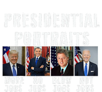 Presidential Portraits Trump More Jobs Obama No Jobs Bush Doggie Tank