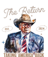 The Return Western Cowboy Trump 2024 Taking America Back 16 in Basic Backpack