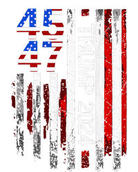 Trump 2024 45 47 Vintage American Flag Retro 4547 Women's Perfect Tri Tunic Long Sleeve Shirt