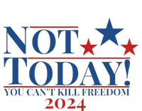 Not Today You CanT Kill Freedom Womens Cotton Relaxed Long Sleeve T-Shirt