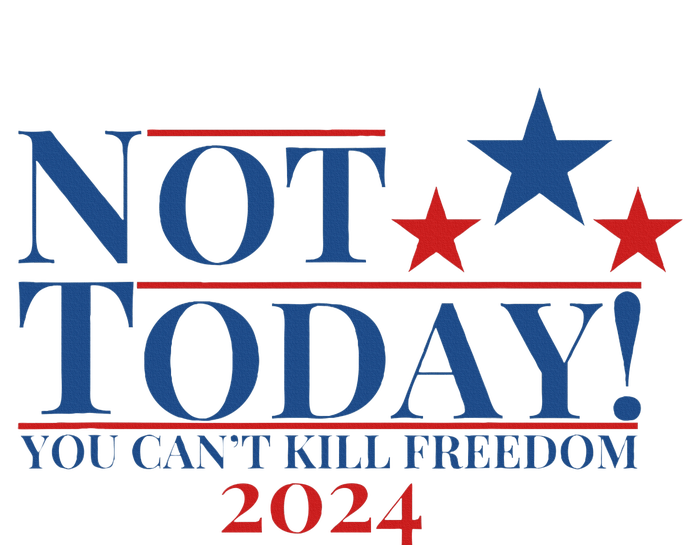 Not Today You CanT Kill Freedom Womens Cotton Relaxed Long Sleeve T-Shirt