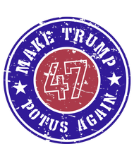 Make Trump Potus Again 47 Back And Front Wool Snapback Cap
