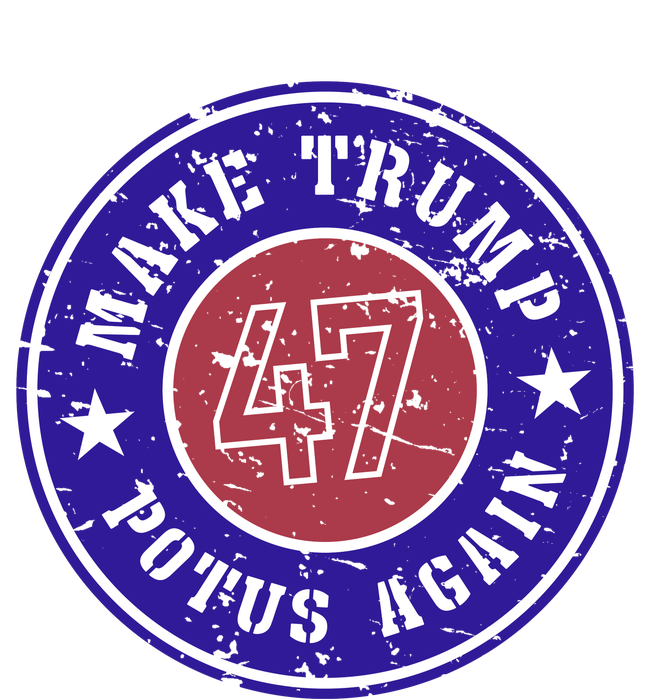Make Trump Potus Again 47 Back And Front Wool Snapback Cap