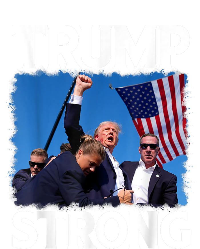 Trump Strong Fist Hand Us Vote Trump 2024 Survives Rally T-Shirt