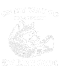 Retro On My Way To Disappoint Everyone Funny Raccoon Lover Dry Zone Grid Polo