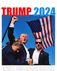 Donald Trump 2024 Take America Back American Flag Patriotic T-Shirt