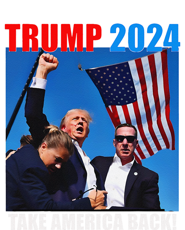 Donald Trump 2024 Take America Back American Flag Patriotic T-Shirt