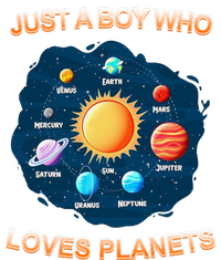 Just A Boy Who Loves Planets Long Sleeve Shirt