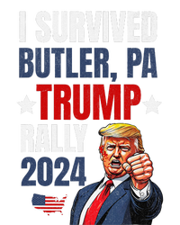 Trump 2024 I Survived Trump Rally Butler Pa Shooting Ear T-Shirt