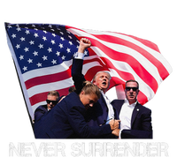 Trump Never Surrender Ladies Essential Tank