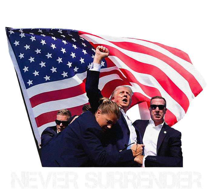 Trump Never Surrender Ladies Essential Tank