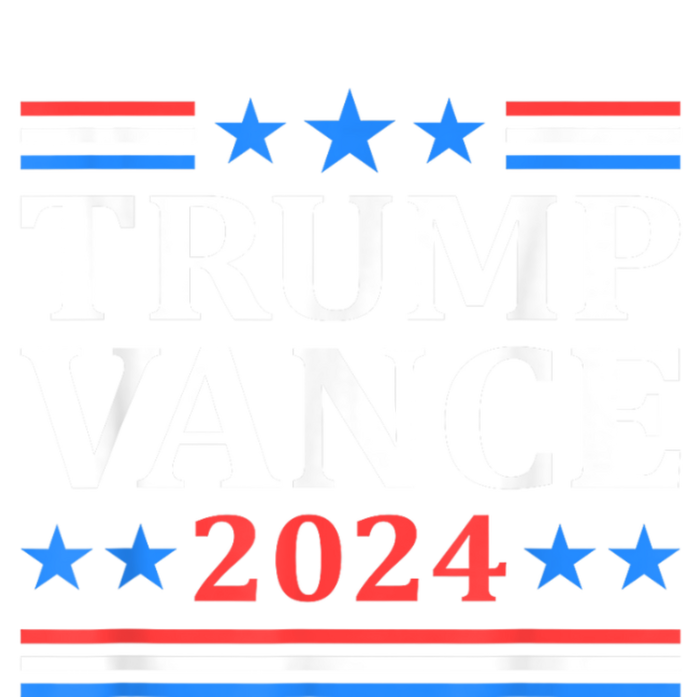 Trump Vance 2024 Retro Stripe Trump Jd Vance Garment-Dyed Heavyweight T-Shirt