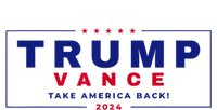 Trump Vance 2024 Retro Stripe Trump Jd Vance T-Shirt