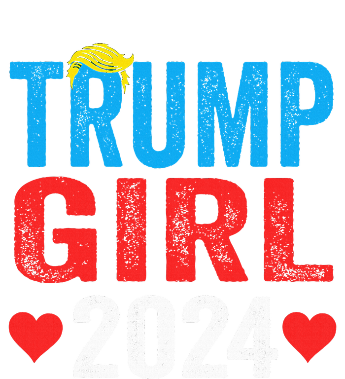 Trump Girl 2024 Cute Trump Flag Cooling Performance Long Sleeve Crew