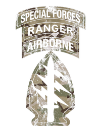 Us Special Forces Sf Ranger Tab Multicam Camo T-Shirt