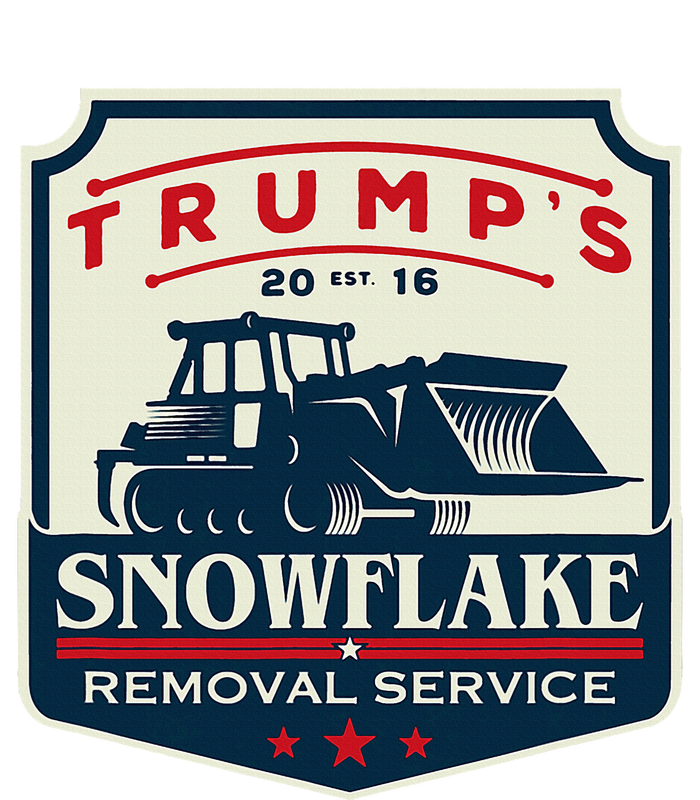 TrumpS Snowflake Rmoval Service Funny Donald Trump 2024 Women's Tri-Blend 3/4-Sleeve Raglan Shirt