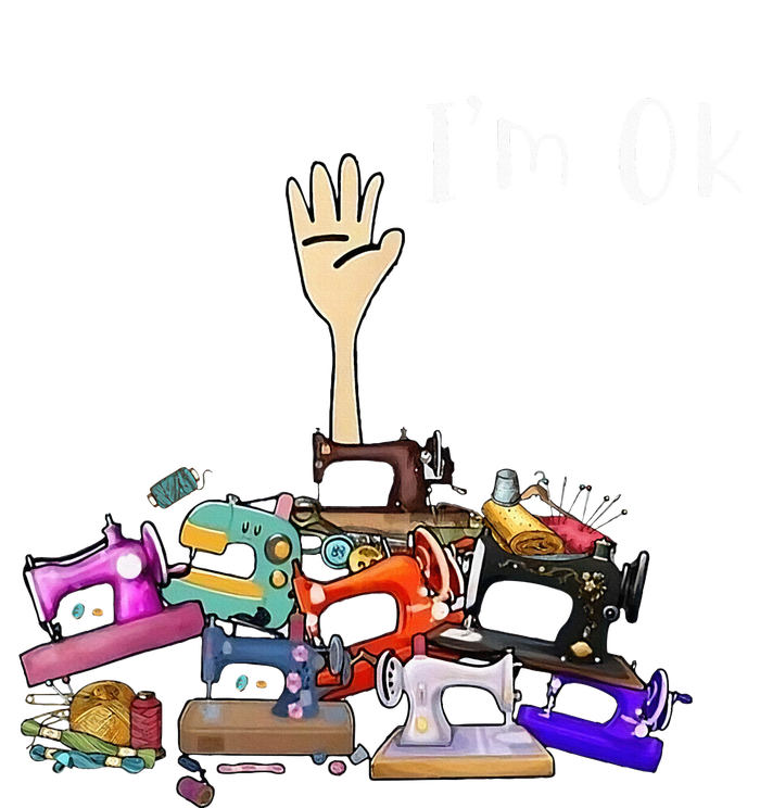 Im Ok Funny Sewing Machine For Sewing Lover T-Shirt