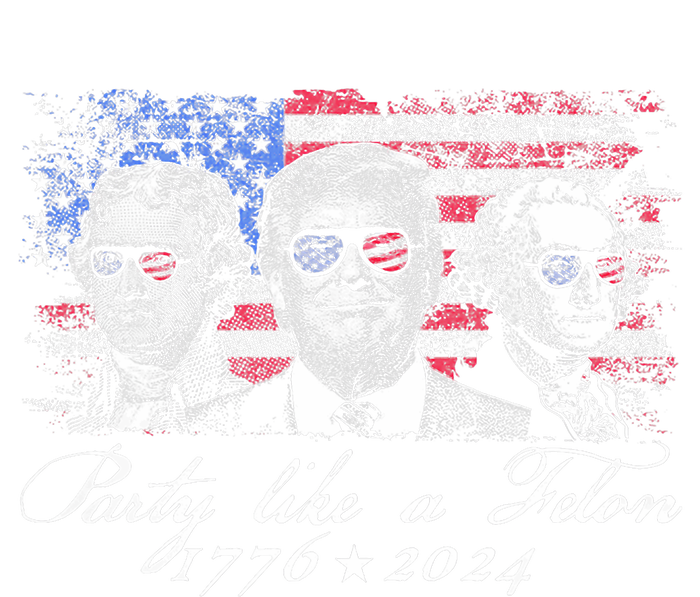 Party Like A Felon 1776 2024 President Mousepad