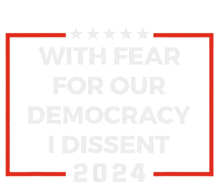 Funny I Dissent 2024 Democracy Humor Full Zip Hoodie