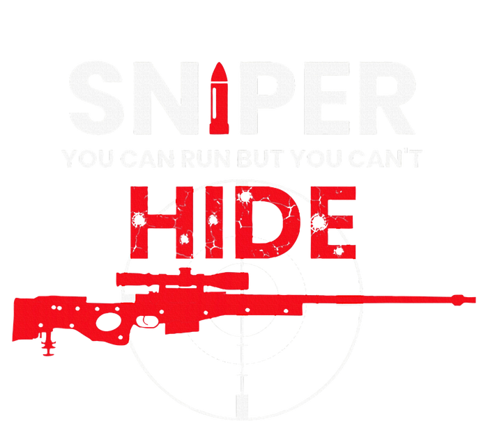 Sniper You Can Run But You Cant Hide Women's Perfect Tri Tunic Long Sleeve Shirt