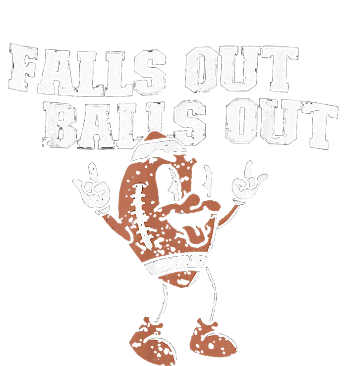 Retro Falls Out Balls Out Football Vintage Thanksgiving Women's Perfect Tri Rocker Tank