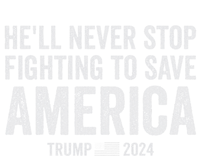 Trump Never Stop Fighting Save America 2024 Women's T-Shirt