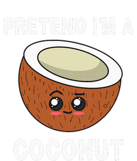 Pretend IM A Coconut Funny Sarcastic Halloween Lazy Costume Sustainable Knit Beanie