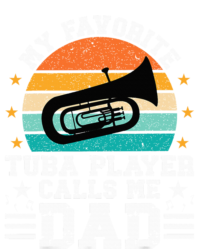 Favorite Tuba Player Dad Tuba Dad Of A Tuba Player Father Kids Long Sleeve Shirt