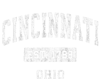 Cincinnati Ohio Oh Vintage Established Sports Design T-Shirt