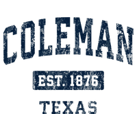 Coleman Texas Tx Vintage Sports Established Kids T-Shirt