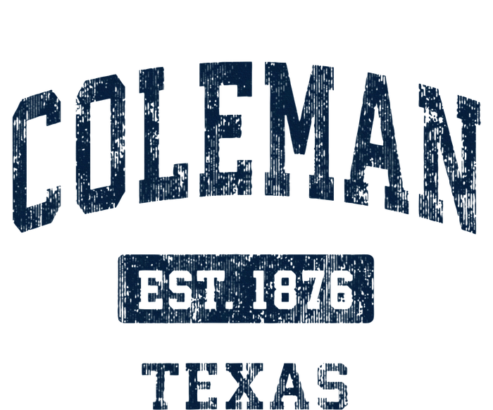 Coleman Texas Tx Vintage Sports Established Kids T-Shirt