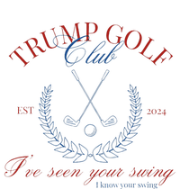 Trump Golf Club IVe Seen Your Swing Funny Trump 2024 Debate Garment-Dyed Heavyweight T-Shirt