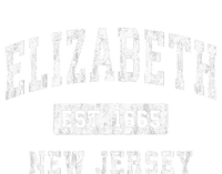 Elizabeth New Jersey Nj Vintage Established Sports Womens Cotton Relaxed Long Sleeve T-Shirt