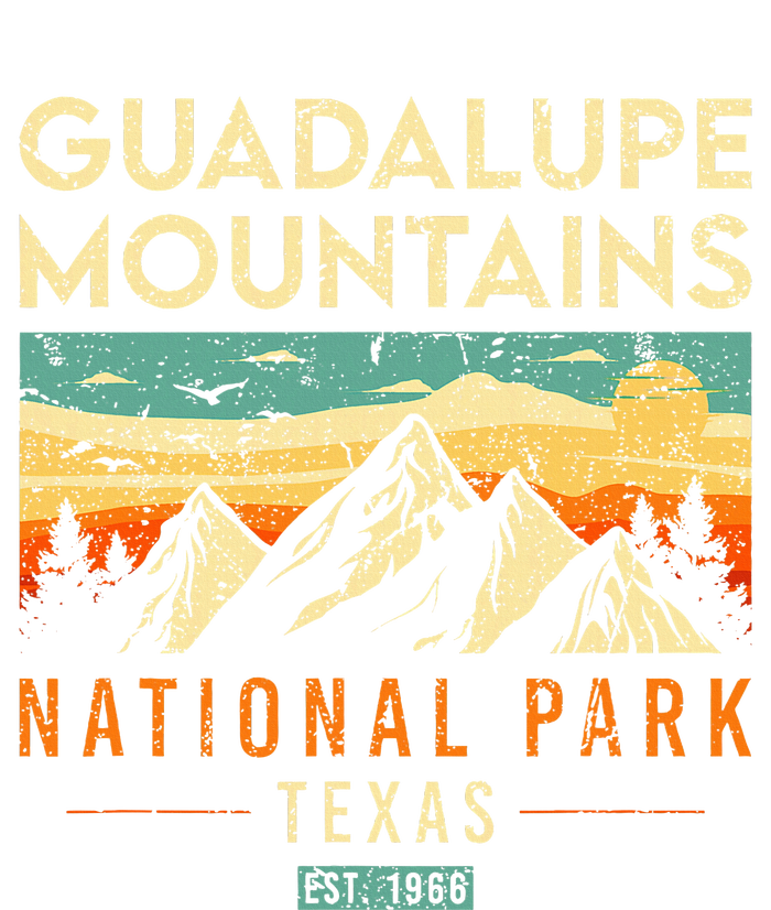 Guadalupe Mountains Est 1966 Texas Retro National Park T-Shirt