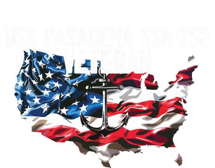 Uss Pasadena Ssn793 Attack Submarine Veteran Us Flag Premium Women's Pullover Hoodie