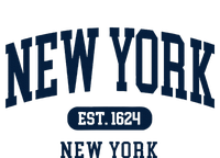 New York Ny 1624 Arched Text Retro Preppy Throwback Toddler Long Sleeve Shirt