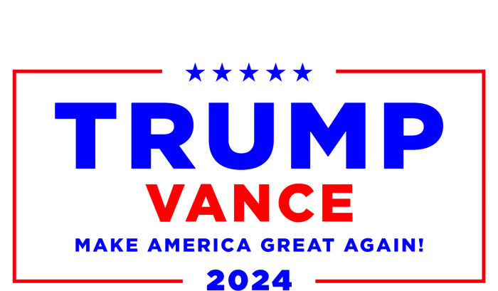 Trump Vance 2024 Front And Back Print T-Shirt